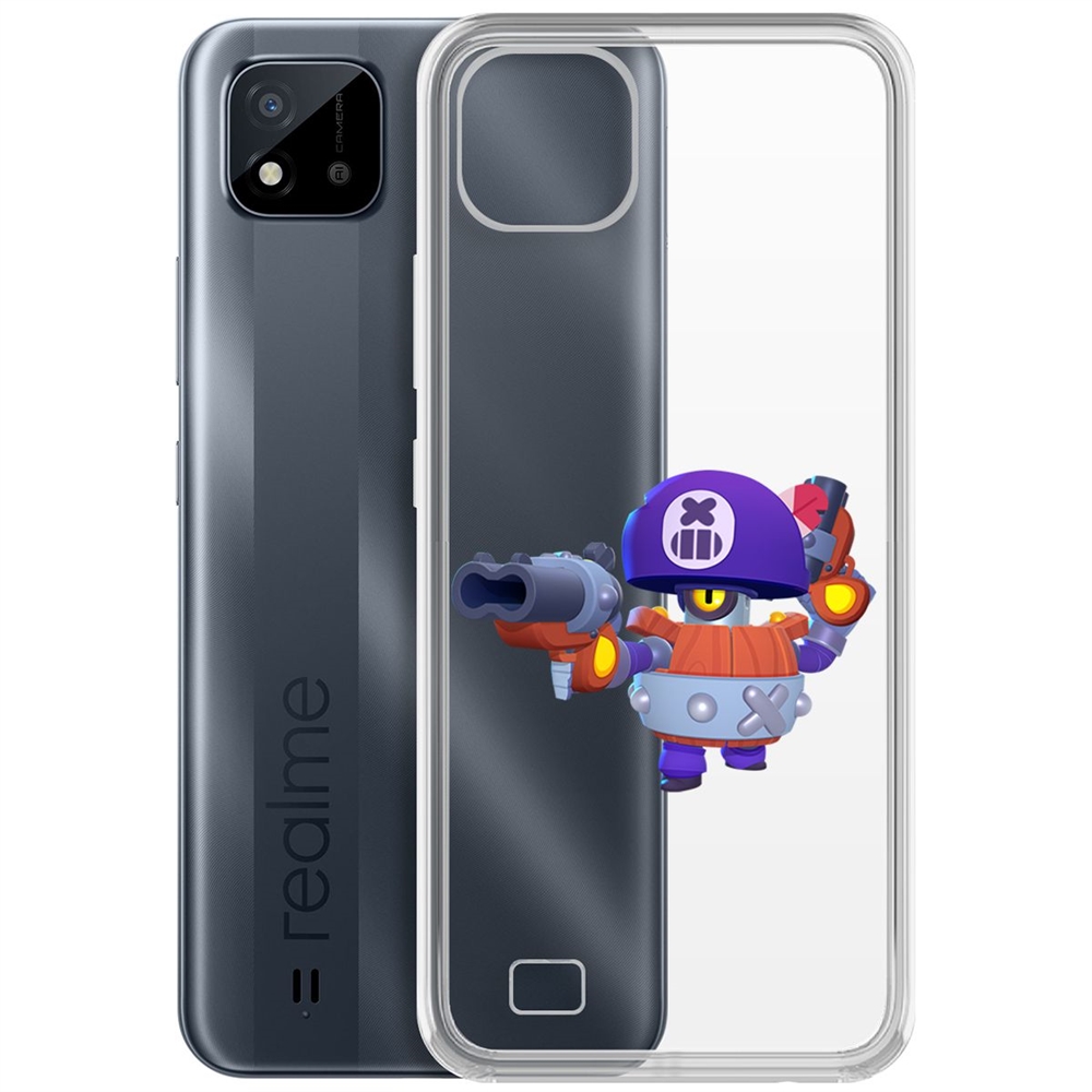 

Чехол-накладка Brawl Stars-Дэррил для Realme C11 (2021)