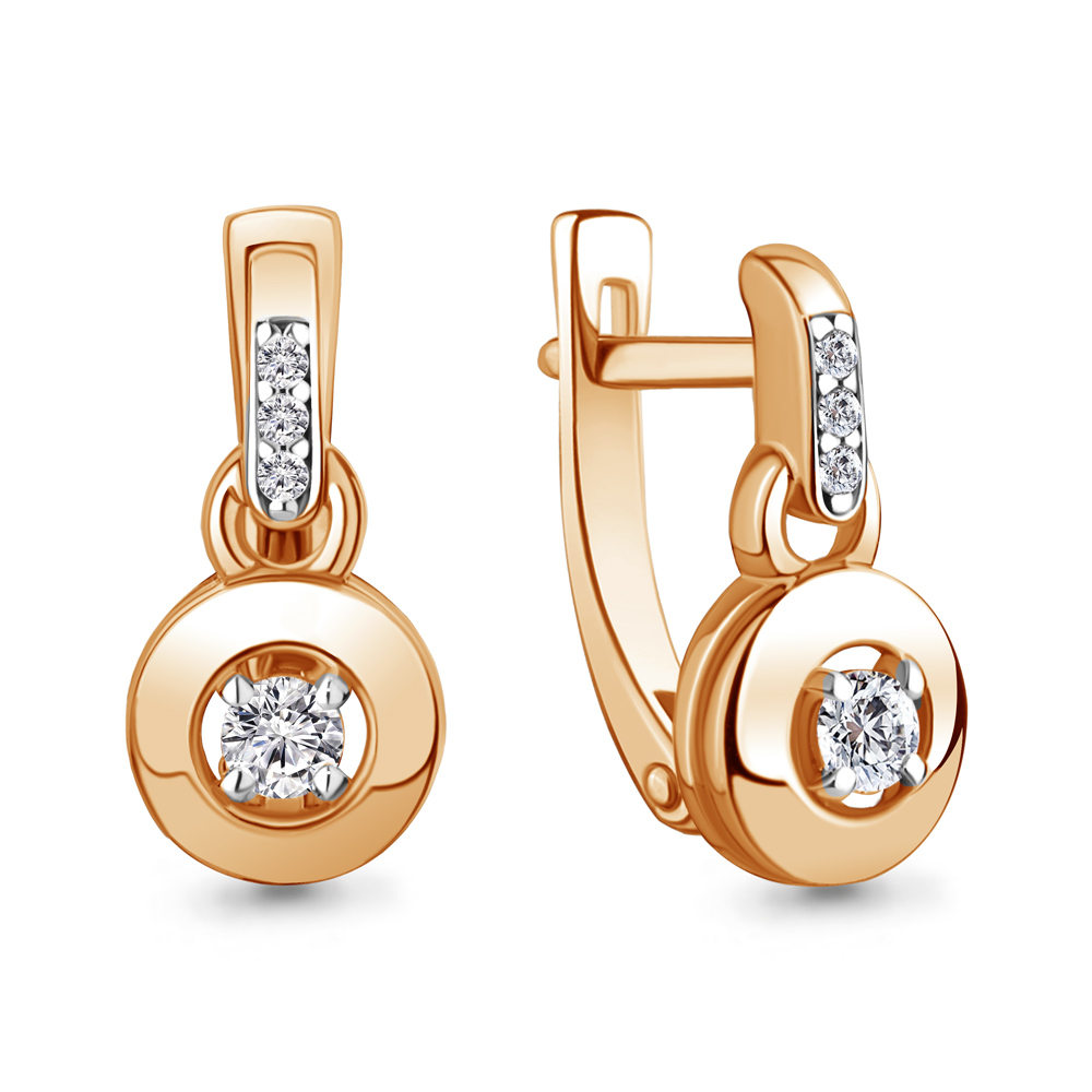 

Серьги из красного золота с бриллиантом Aquamarine Aquamarine 942801Ак_585_кз, 942801Ак_585_кз
