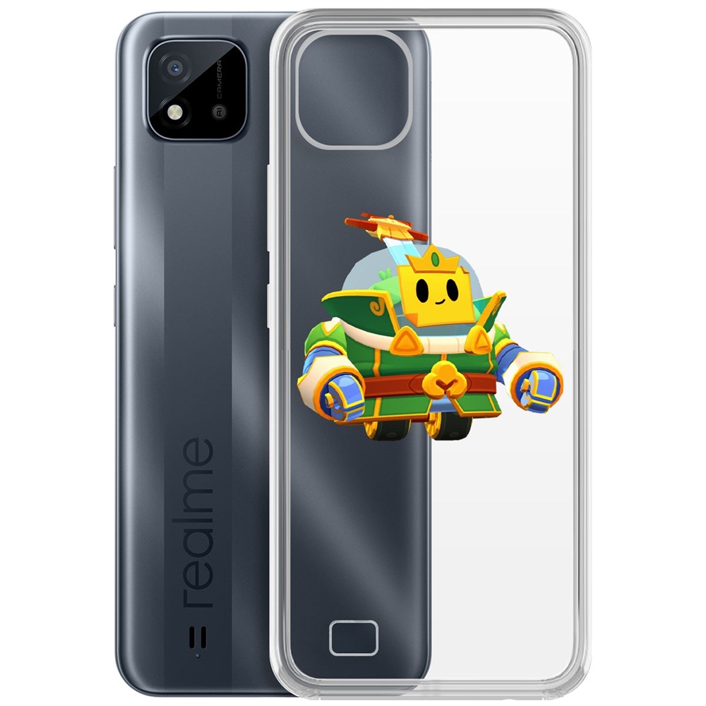 

Чехол-накладка Brawl Stars-Изумрудный Принц Спраут для Realme C11 (2021)