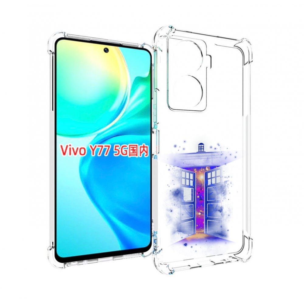 

Чехол MyPads фиолетовый уголок абстракция для Vivo Y77 5G, Прозрачный, Tocco
