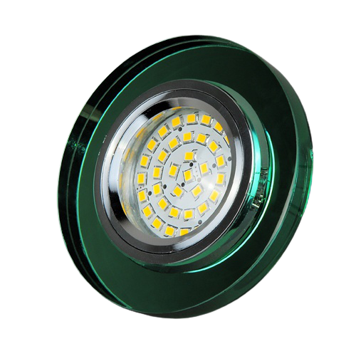 фото 8160-mr16-5.3-green светильник точечный зеленый elvan