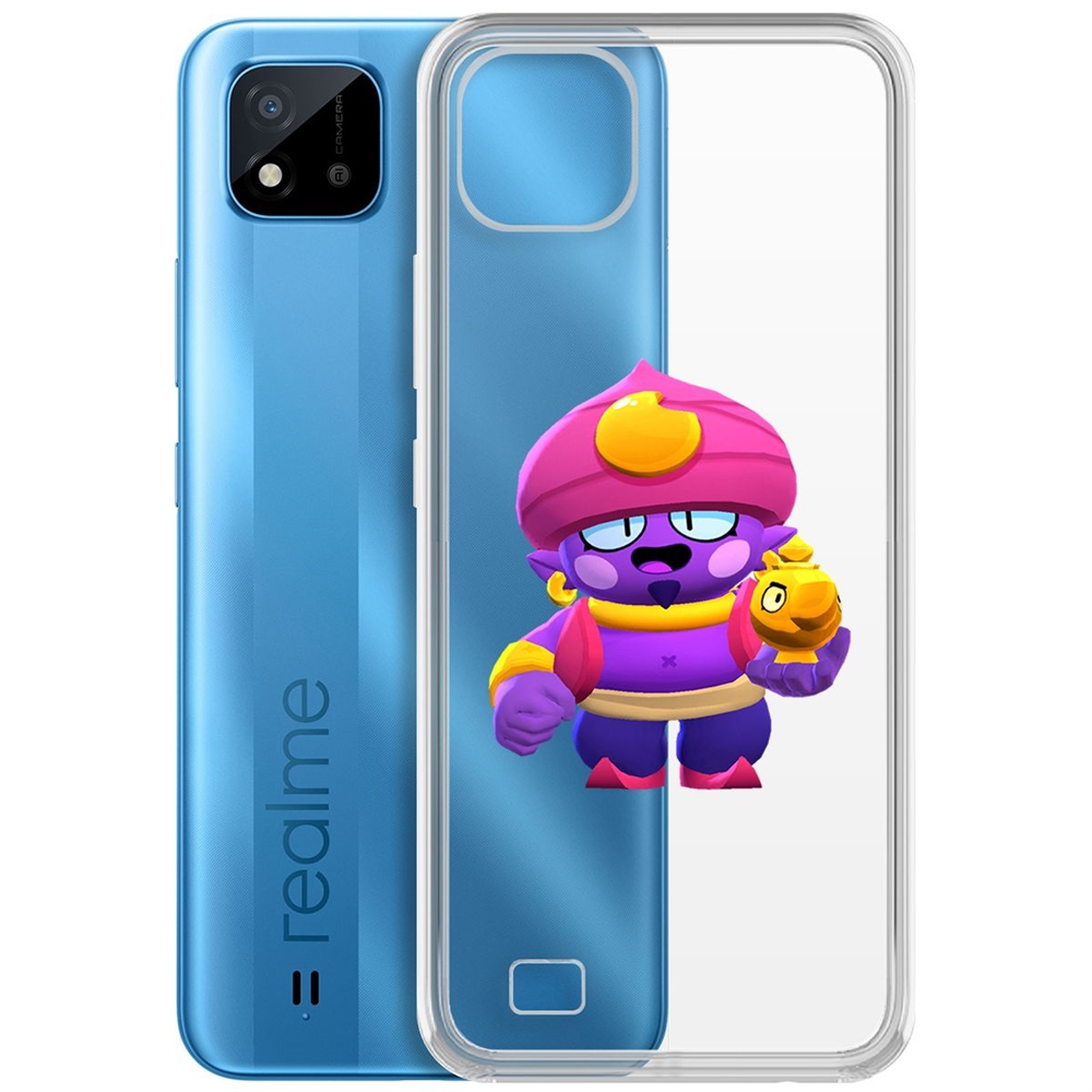 

Чехол-накладка Brawl Stars-Джин для Realme C20