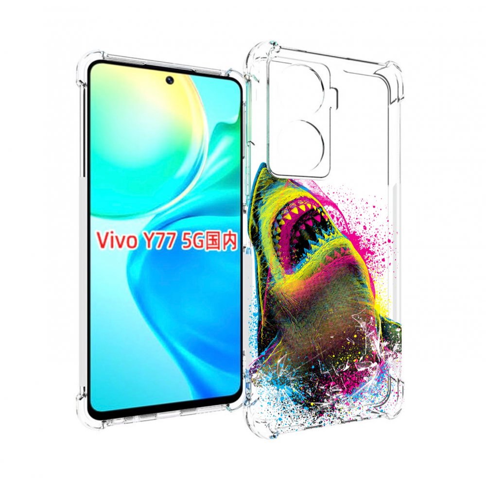 

Чехол MyPads челюсти-2 для Vivo Y77 5G, Прозрачный, Tocco
