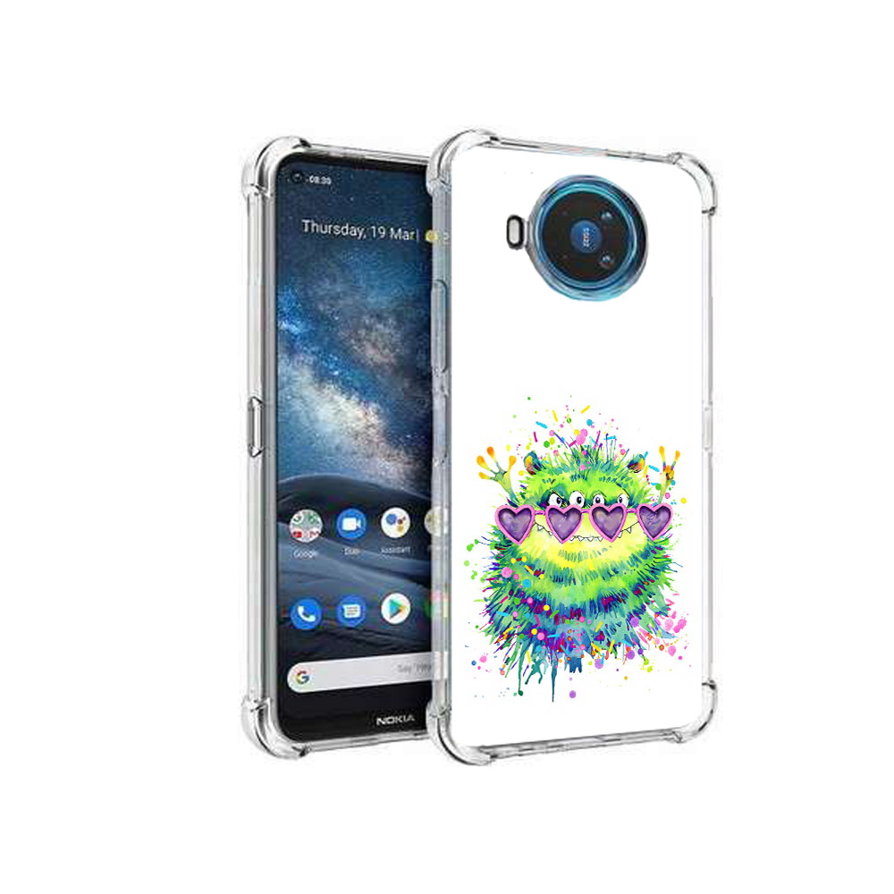 

Чехол MyPads Tocco для Nokia X100 Пушистый персонаж (PT227057.109.142), Прозрачный, Tocco