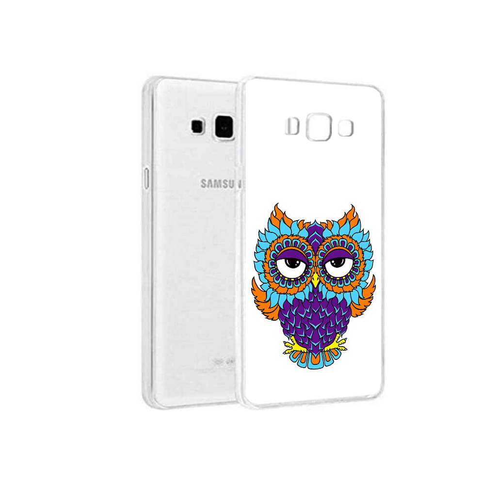 

Чехол MyPads Tocco для Samsung Galaxy A3 (2015) Цветная сова, Прозрачный, Tocco
