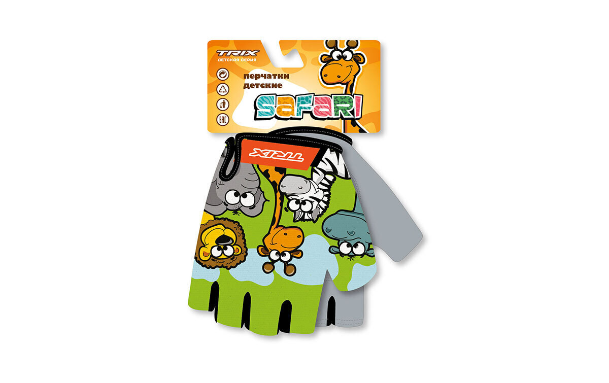 

Перчатки TRIX nw Safari детские 5XS короткие пальцы дышащая антискользящие, Nw