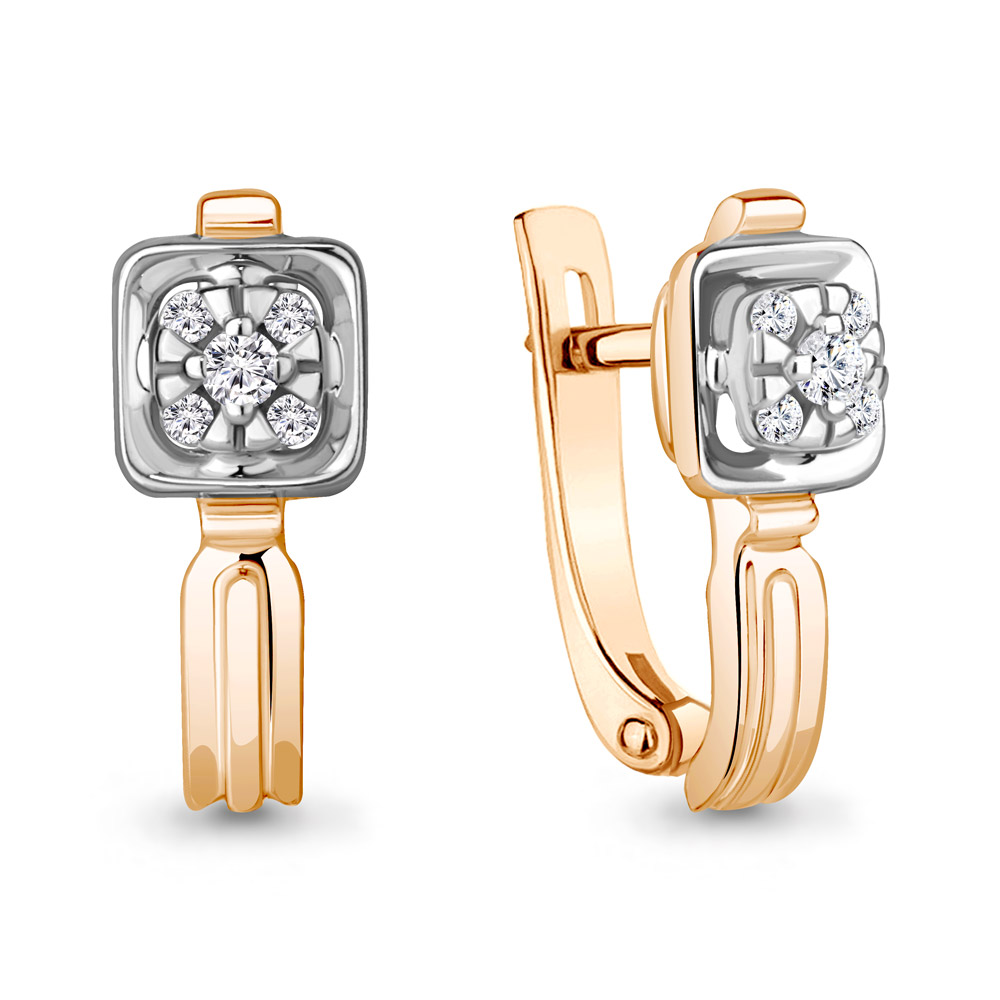 

Серьги из красного золота с бриллиантом Aquamarine Aquamarine 942803к_585_кз, 942803к_585_кз