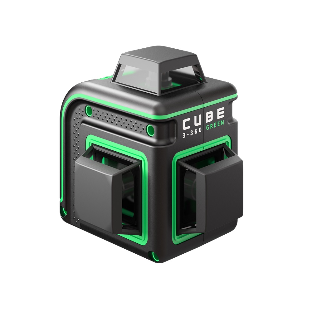 Лазерный уровень ADA CUBE 3-360 GREEN Basic Edition копмлект уровень ada cube mini basic edition дальномер ada cosmo micro 25