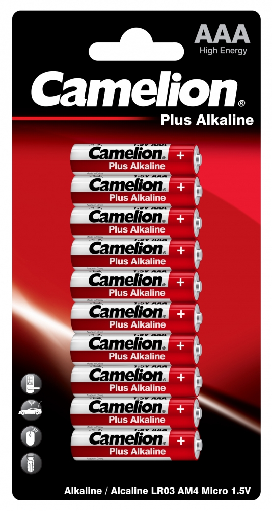 

Набор из 10 шт, Батарейка Camelion LR03-BP10