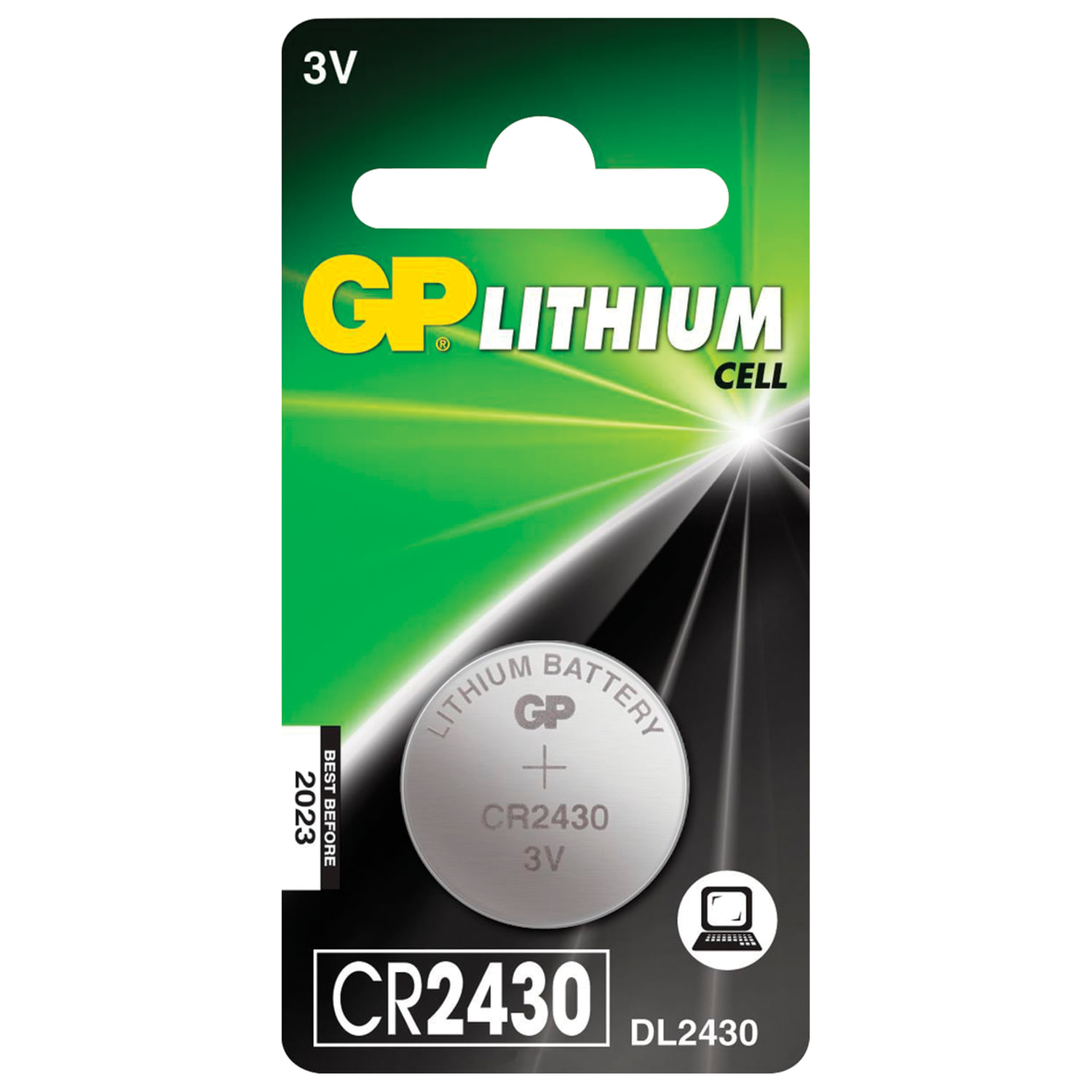Набор из 2 шт, Батарейка GP Lithium (454102)