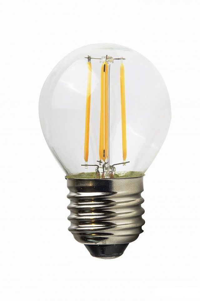 Светодиодная лампа VKlux BK-27W5G45 Edison, 5Вт, 3000К, Е27 ШАР, 360 град, 550Лм, стекло
