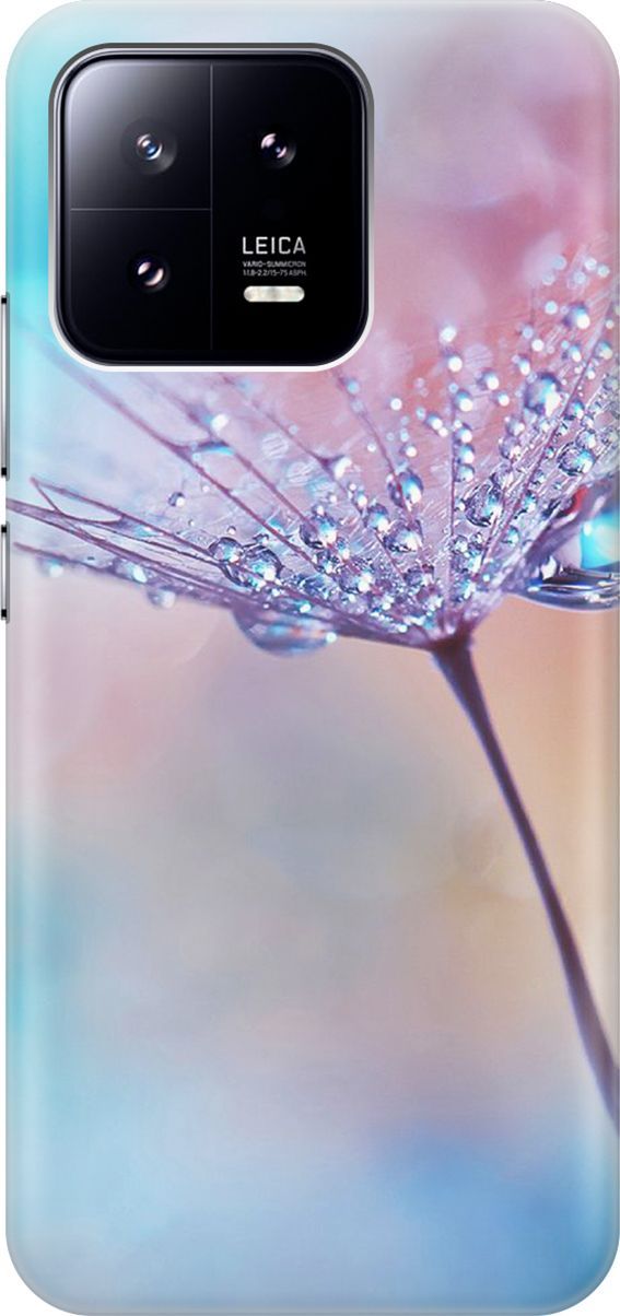 Силиконовый чехол на Xiaomi 13 с эффектом блеска 