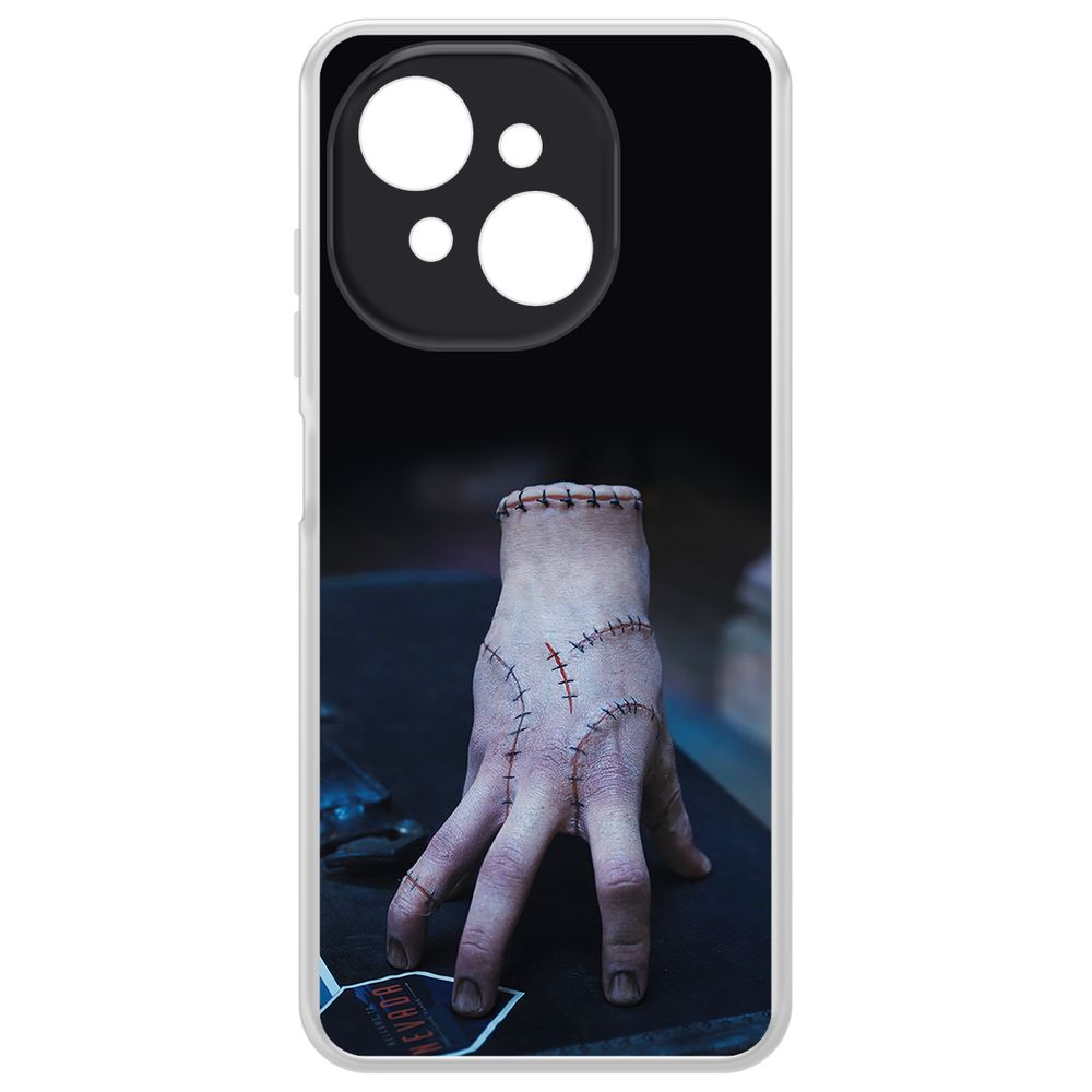 

Чехол-накладка Krutoff Clear Case Уэнсдей Аддамс - Вещь для TECNO Spark Go 1, Прозрачный