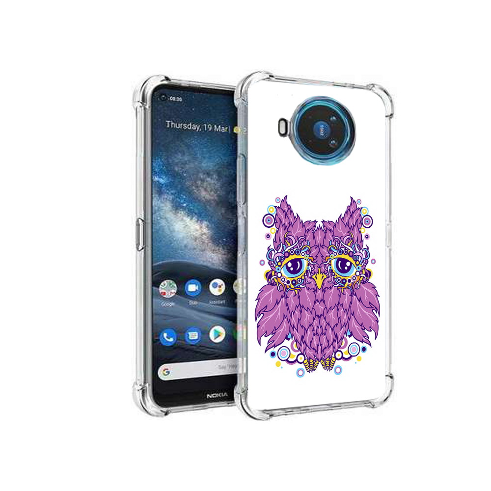 

Чехол MyPads Tocco для Nokia X100 Розовая сова (PT227057.109.147), Прозрачный, Tocco