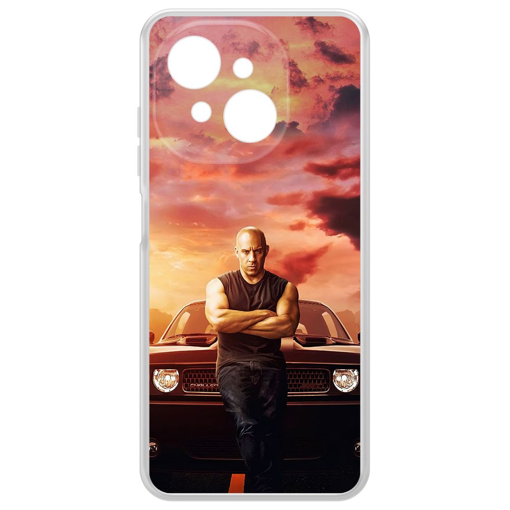 

Чехол-накладка Krutoff Clear Case Форсаж. Доминик Торетто для Tecno Spark Go 1, Прозрачный