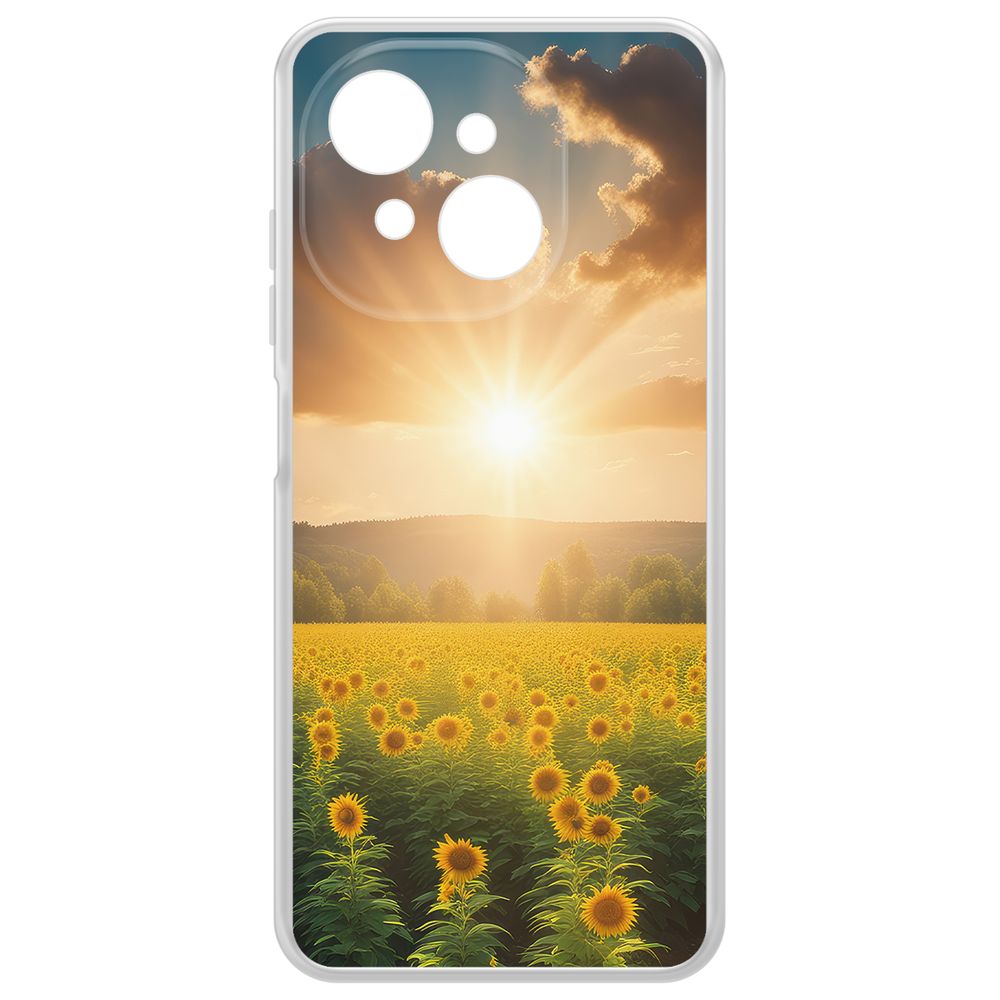 

Чехол-накладка Krutoff Clear Case Солнечно для TECNO Spark Go 1, Прозрачный