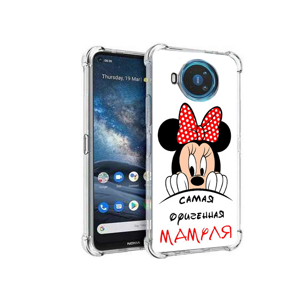 

Чехол MyPads Tocco для Nokia X100 Самая лучшая мамуля Мини Маус (PT227057.109.152), Прозрачный, Tocco