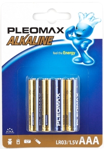 Набор из 4 шт, Pleomax LR03-4BL (40/400/25600)