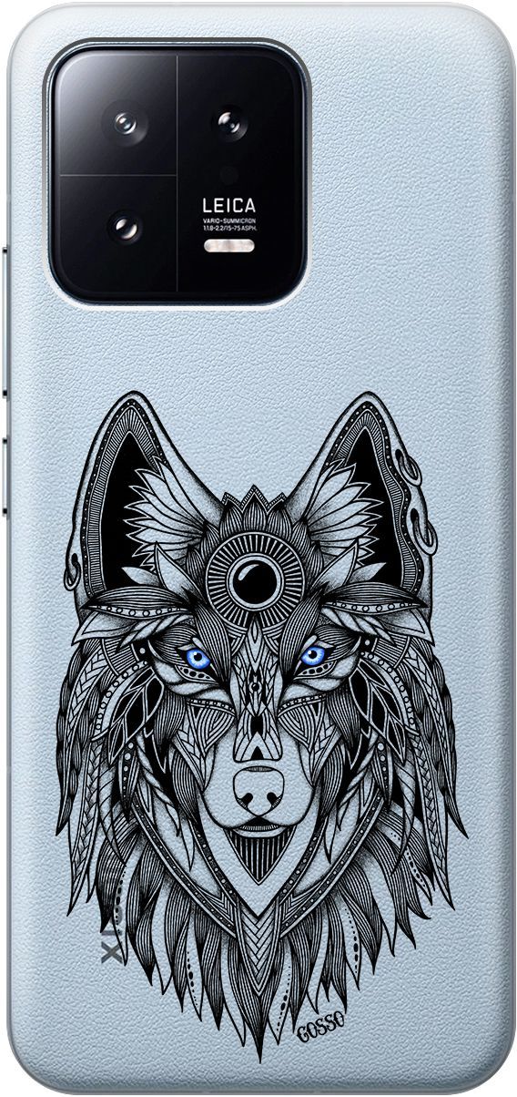 Силиконовый чехол на Xiaomi 13 с 3D принтом 