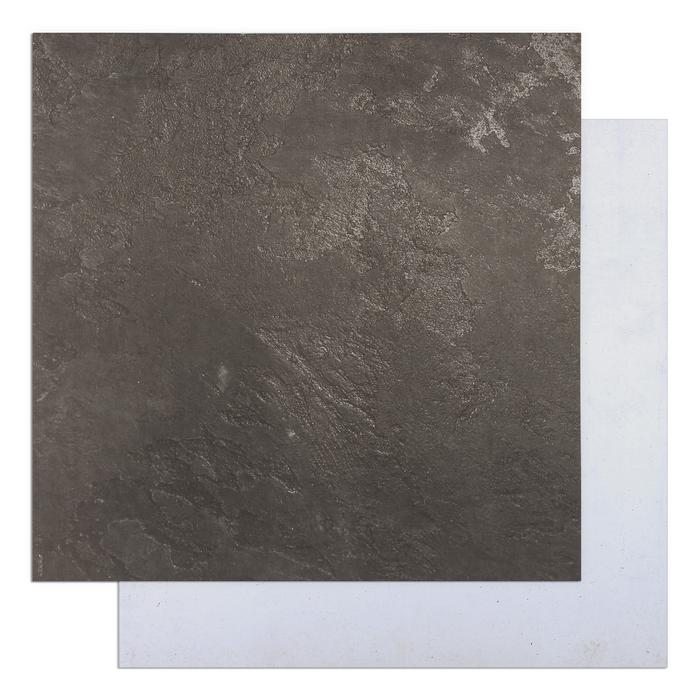 Арт Узор Белый бетон – Черный 45х45 см, переплетный картон, 980 г/м