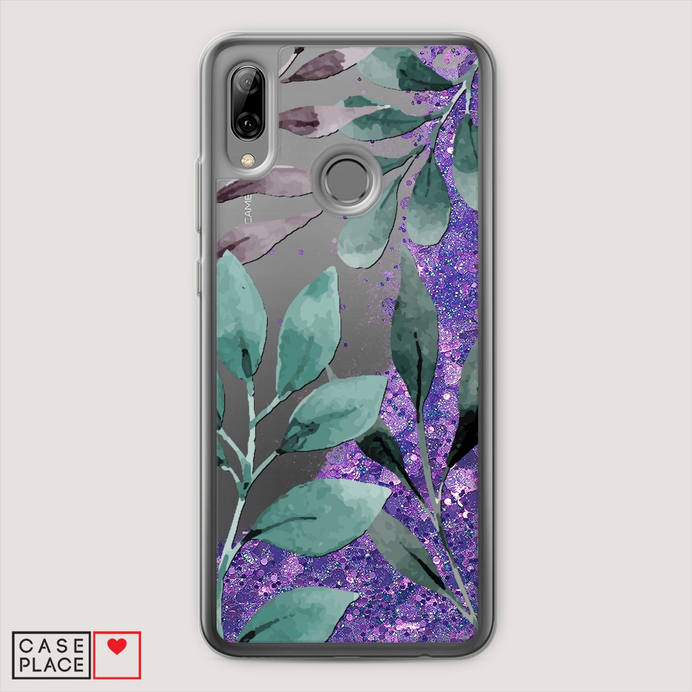 

Чехол Awog на Huawei P Smart 2019/Honor 10 Lite "Листы цветов", Разноцветный, 67292-1