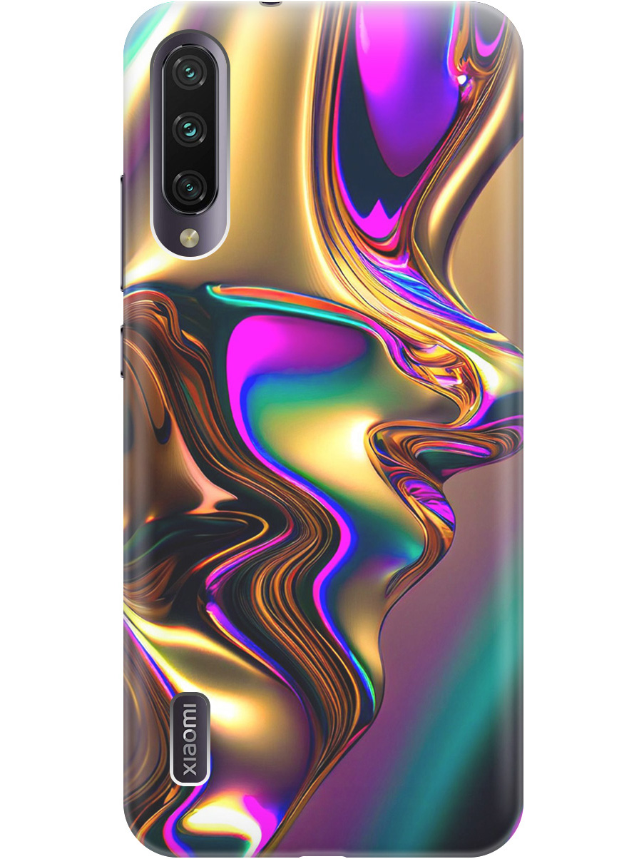 

Силиконовый чехол на Xiaomi Mi A3 / CC9e с принтом "Золотистая абстракция", Прозрачный;золотистый;фиолетовый, 721701031