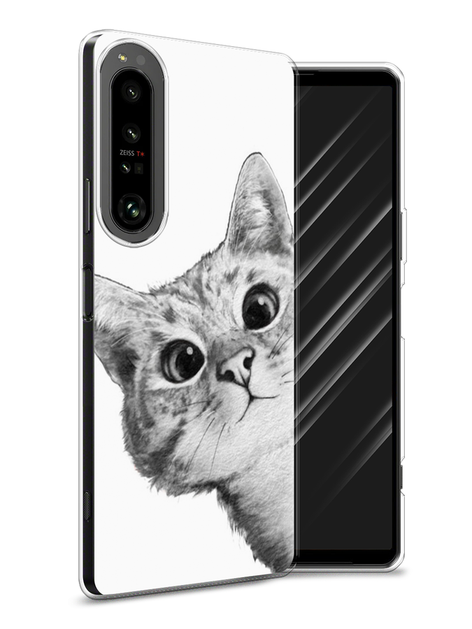 

Чехол Awog на Sony Xperia 1 IV "Кот рисунок черно-белый", Разноцветный, 55150-1