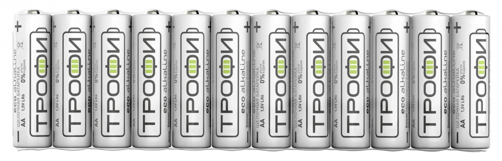 

Набор из 12 шт, Трофи LR6-12S ECO (60/720/21600)