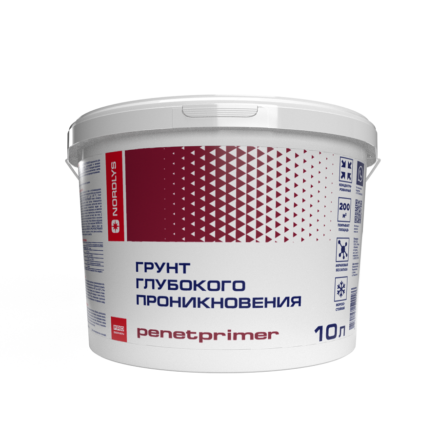 

Грунт NORDLYS Pro Penetprimer глубокого проникновения 10 л, Прозрачный