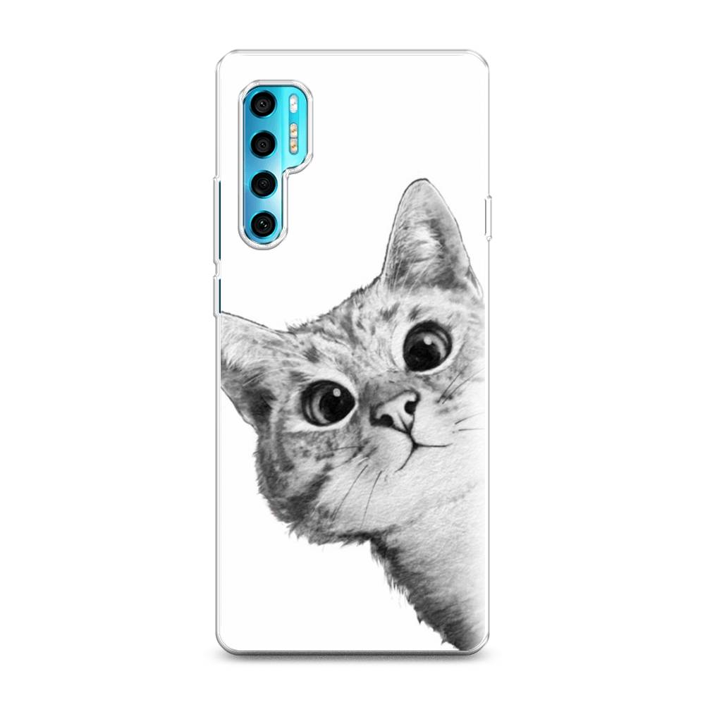 

Чехол Awog на TCL 20 Pro 5G "Кот рисунок черно-белый", Разноцветный, 290850-1