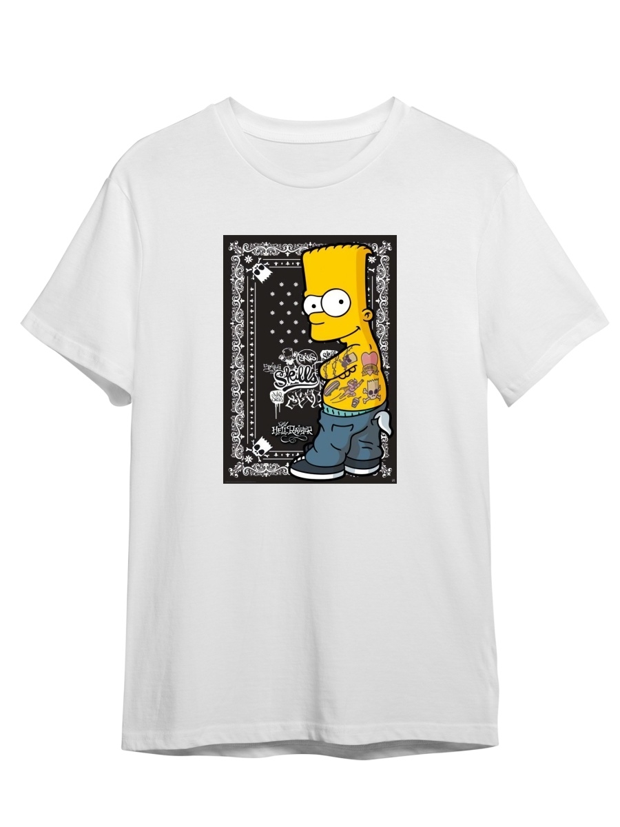 фото Футболка унисекс сувенирshop the simpsons/симпсоны 9 белая 3xl