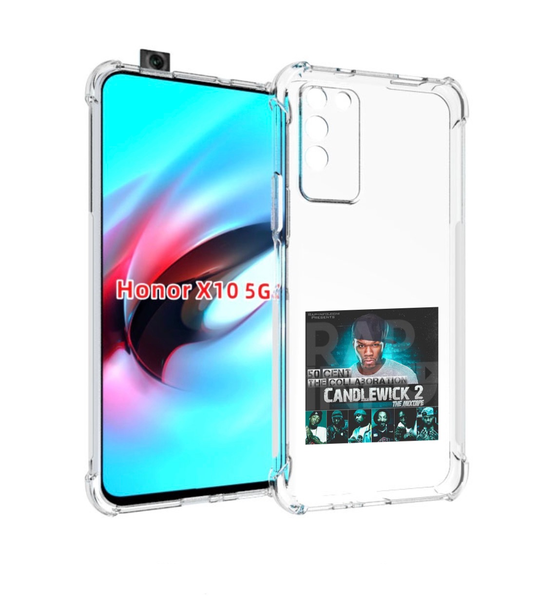

Чехол MyPads 50 Cent - CandleWick 2 для Honor X10, Прозрачный, Tocco