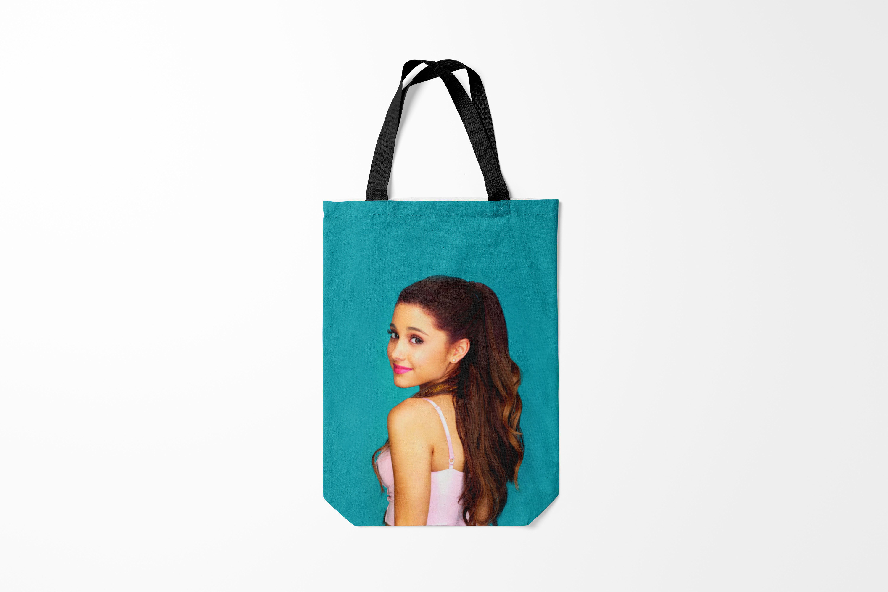 

Сумка шoппер унисекс Burnettie Ариана Гранде Ariana Grande, голубой, Ариана Гранде Ariana Grande