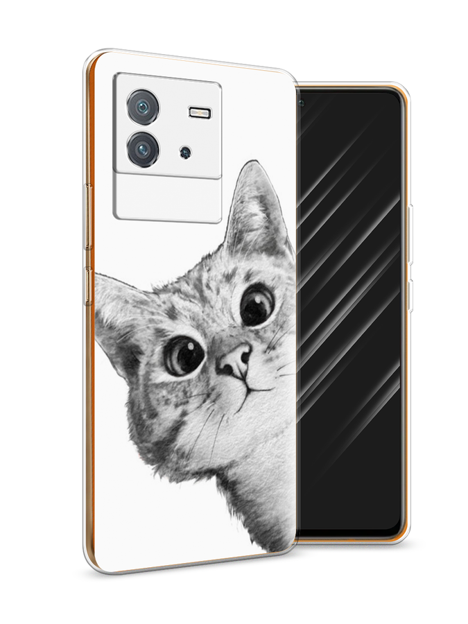 

Чехол Awog на Vivo iQOO Neo6 "Кот рисунок черно-белый", Разноцветный, 266850-1