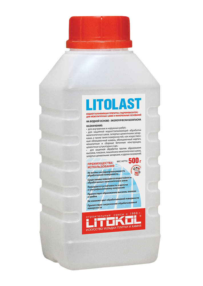 Пропитка водоотталкивающая LITOKOL Litolast 0,5 л