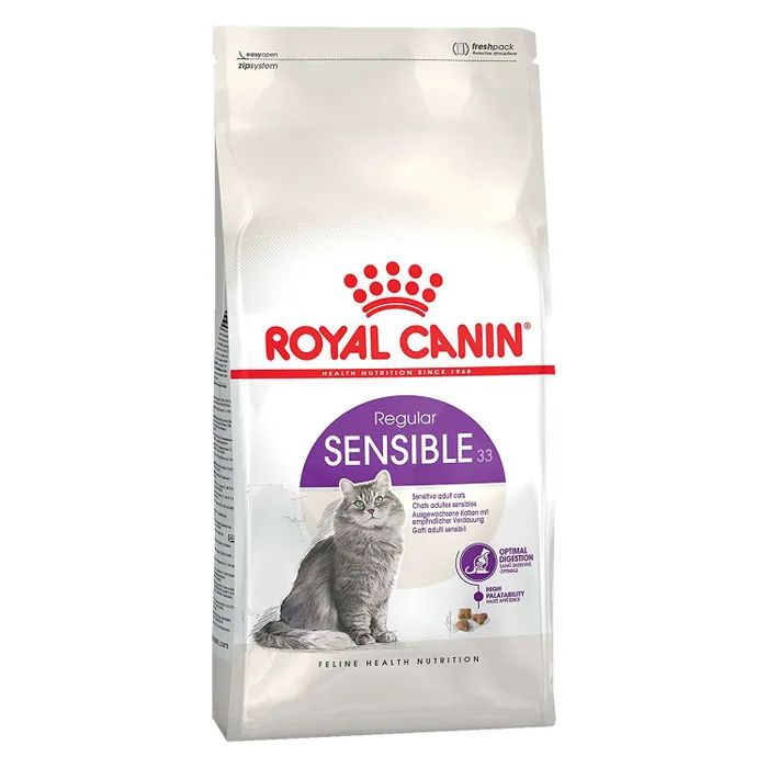 

Сухой корм для кошек ROYAL CANIN SENSIBLE33, при чувствительном пищеварении, 400г