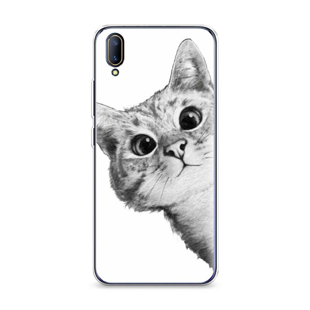 

Чехол Awog на Vivo V11/V11 Pro "Кот рисунок черно-белый", Разноцветный, 260850-1