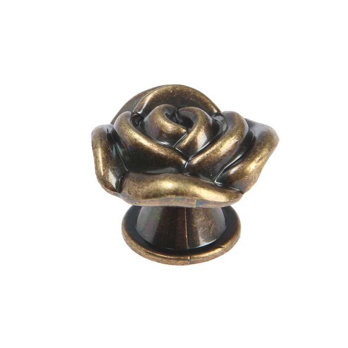 

Ручка кнопка CAPPIO Rose 01, цвет бронза, Коричневый
