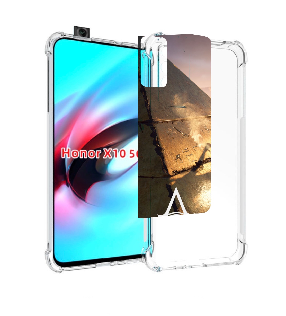 

Чехол MyPads Assassin's Creed Origins для Honor X10, Прозрачный, Tocco