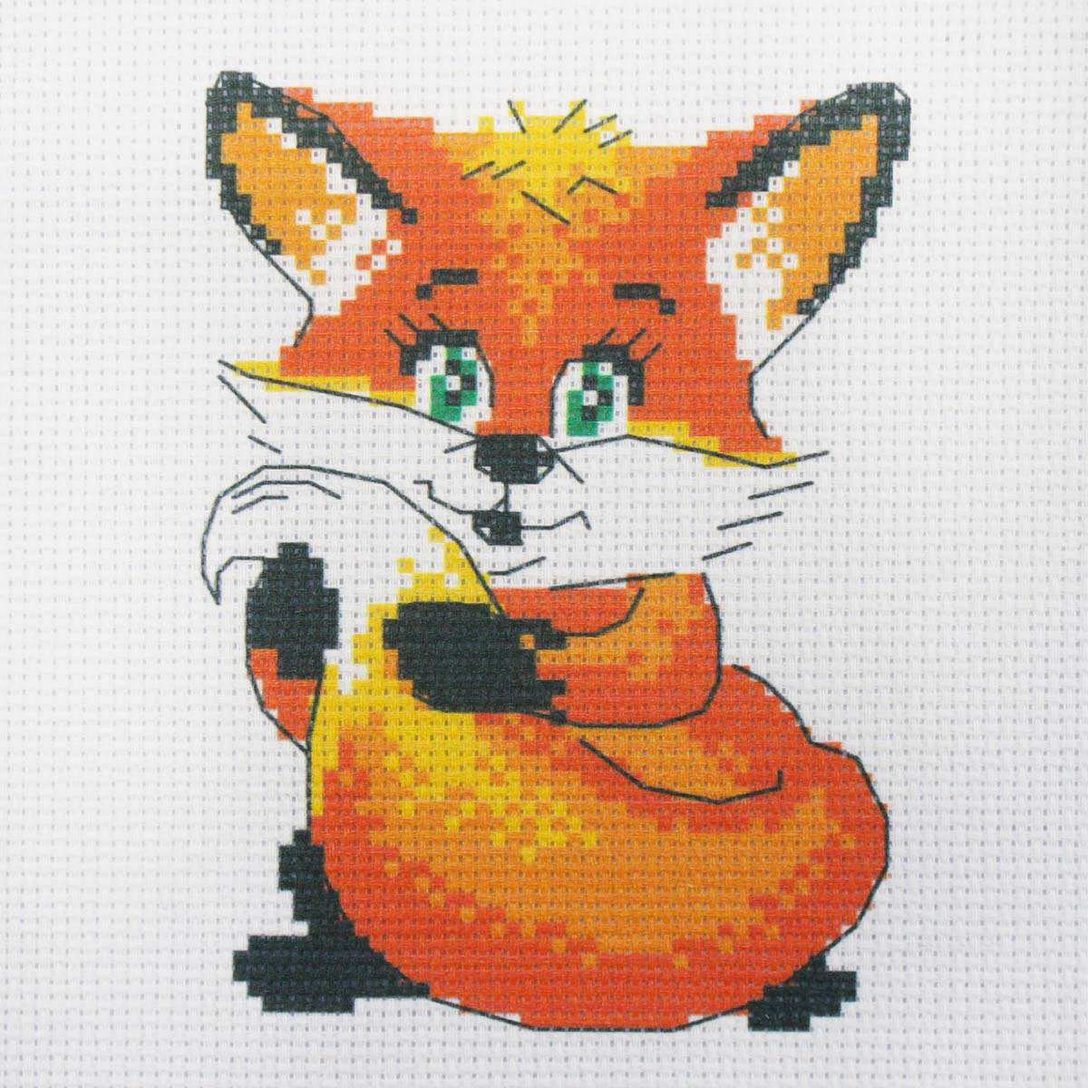 

Набор для вышивания Hobby & Pro Kids 'Лисенок' 19*19см 501137
