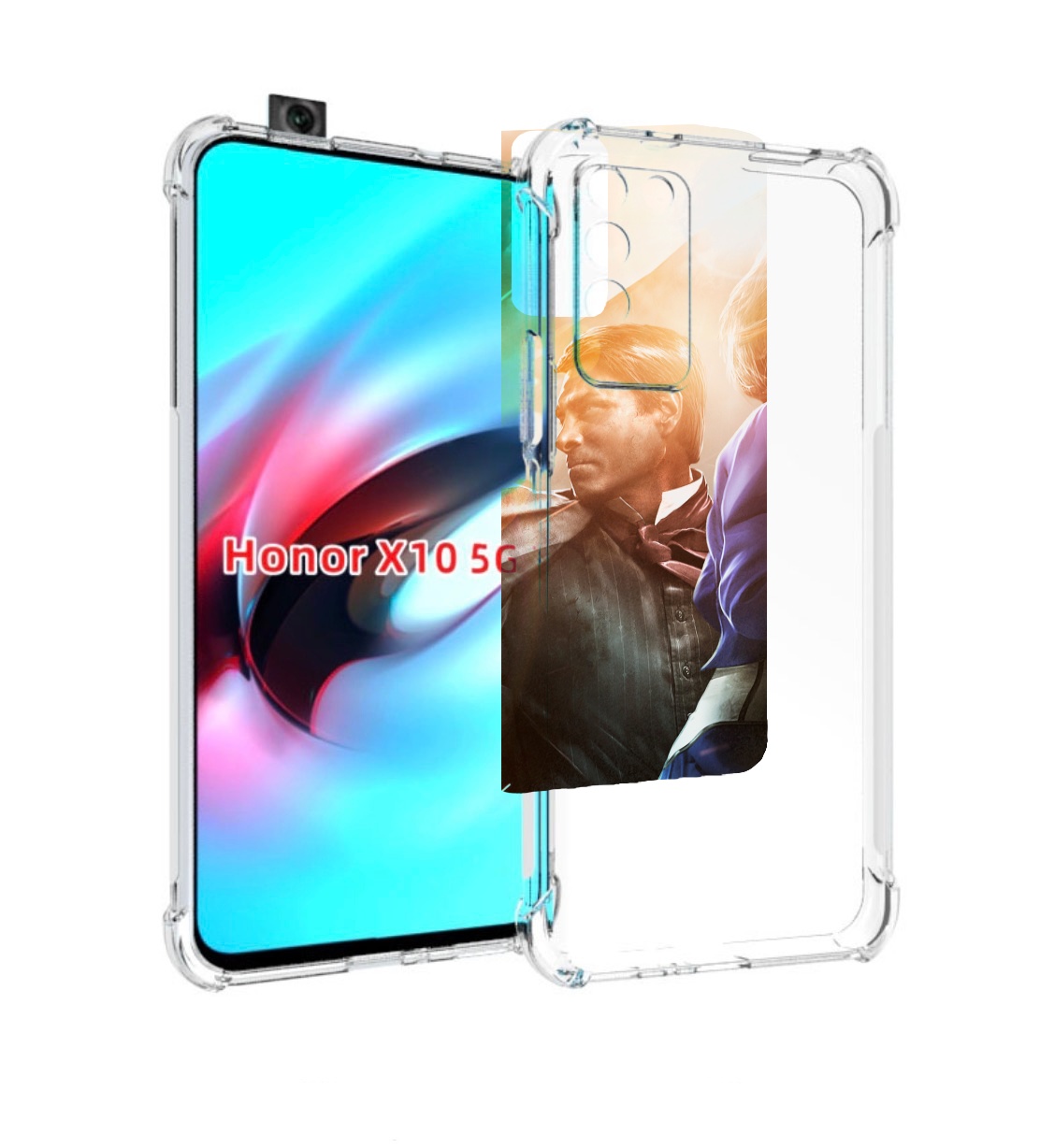 

Чехол MyPads Bioshock Infinite для Honor X10, Прозрачный, Tocco