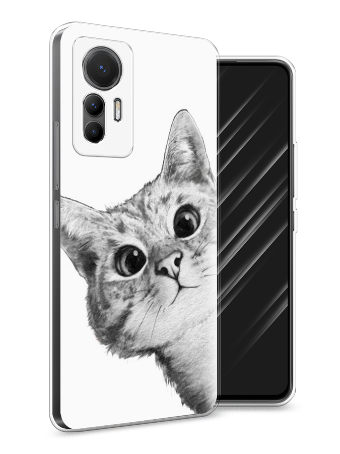 

Чехол Awog на Xiaomi 12 Lite "Кот рисунок черно-белый", Разноцветный, 315050-1