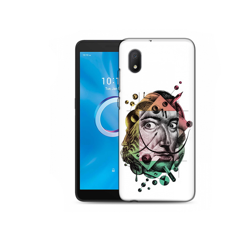 

Чехол MyPads Tocco для Alcatel 1B 5002H разноцветное лицо абстракция (PT227135.663.570), Tocco