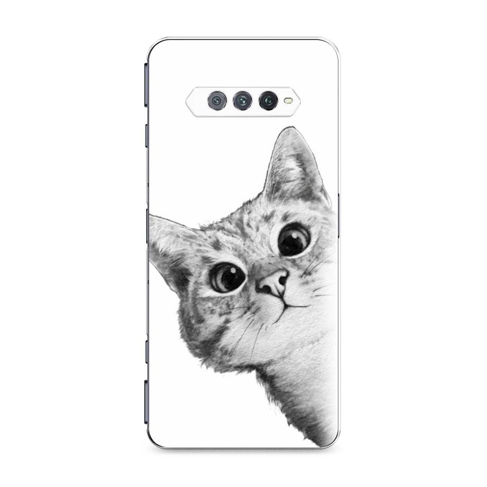 

Чехол Awog на Xiaomi Black Shark 4/4S/4S Pro/4 Pro "Кот рисунок черно-белый", Разноцветный, 311550-1