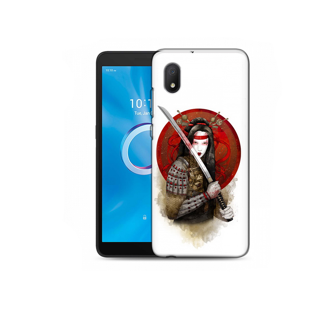 

Чехол MyPads Tocco для Alcatel 1B 5002H рисованная девушка с катаной (PT227135.663.580), Tocco