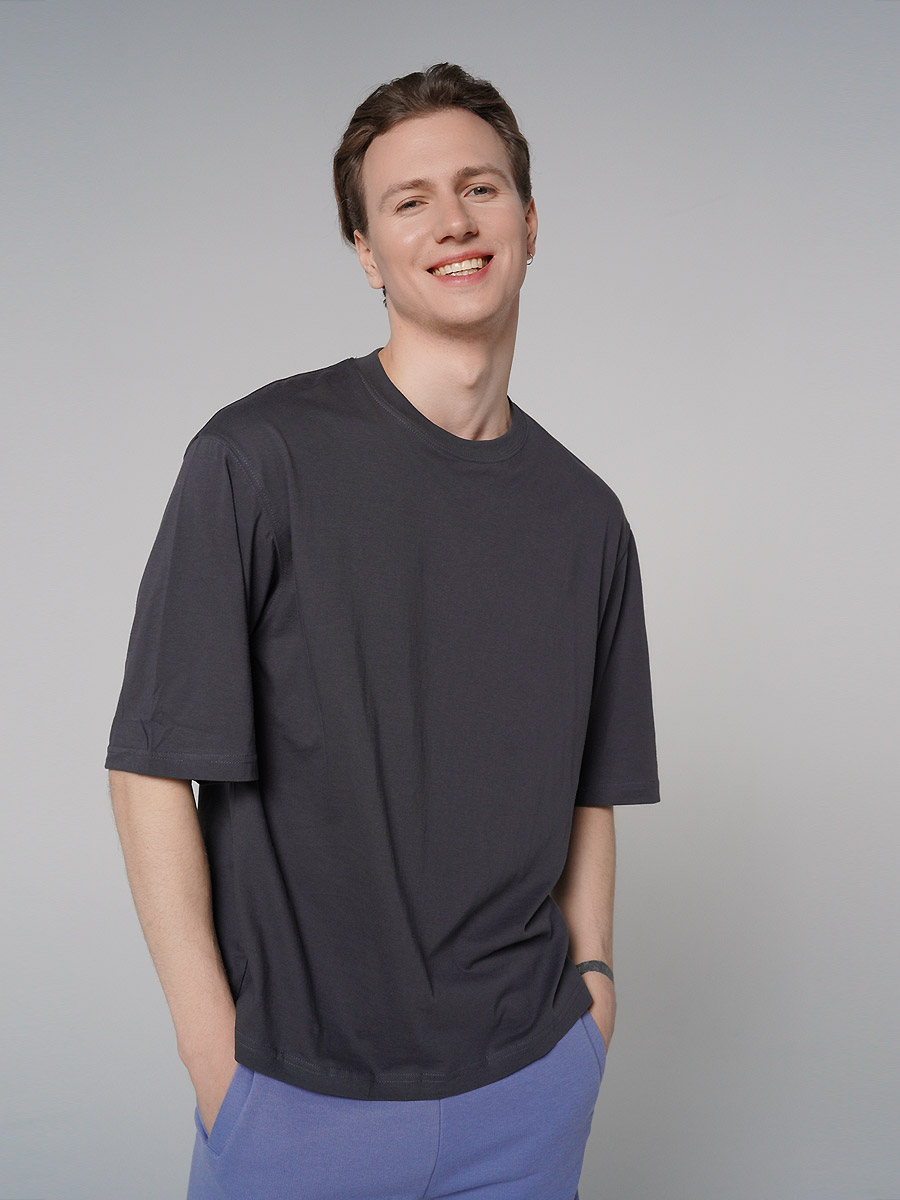 фото Футболка мужская 82915 твое серая m