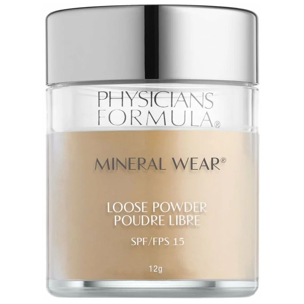 Пудра для лица Physicians Formula Mineral Wear SPF15 кремовый, натуральный, 12 г пудра estrade voile naturel 104 кремовый нюд 7 г