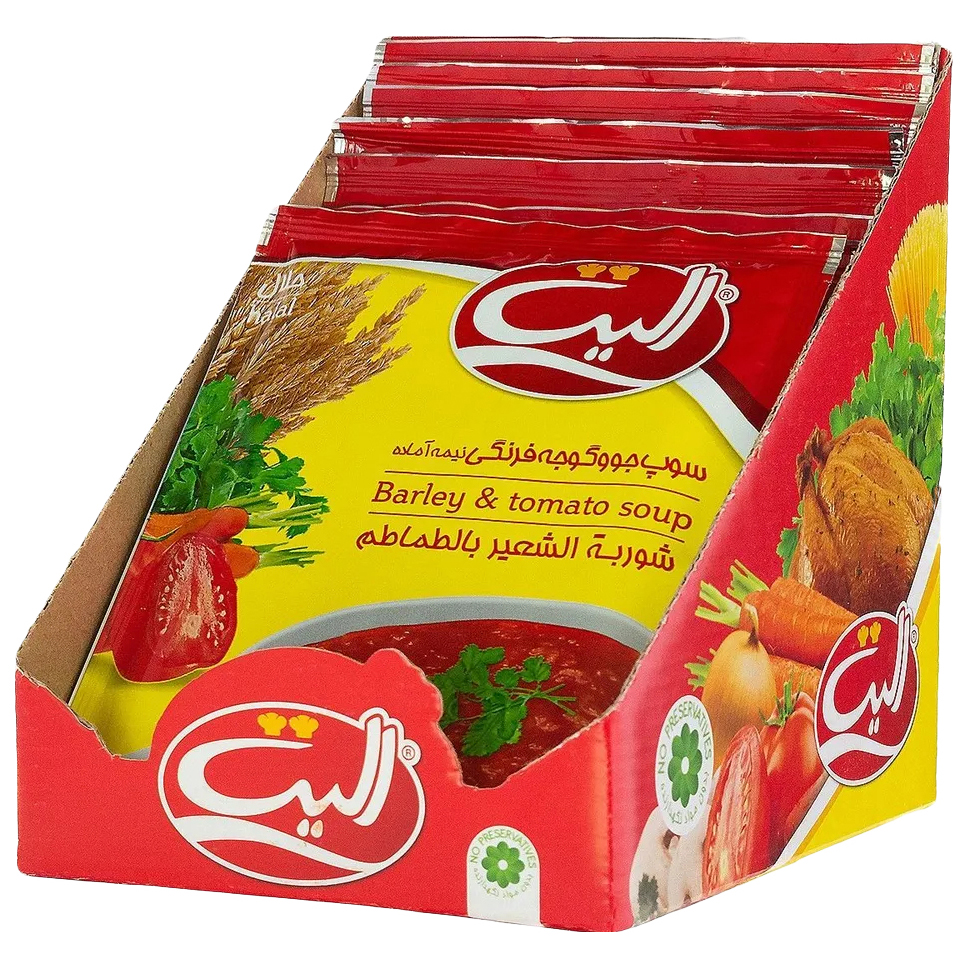 

Ячменный суп с помидорами (halal) 12 шт, Лапша, супы, пюре