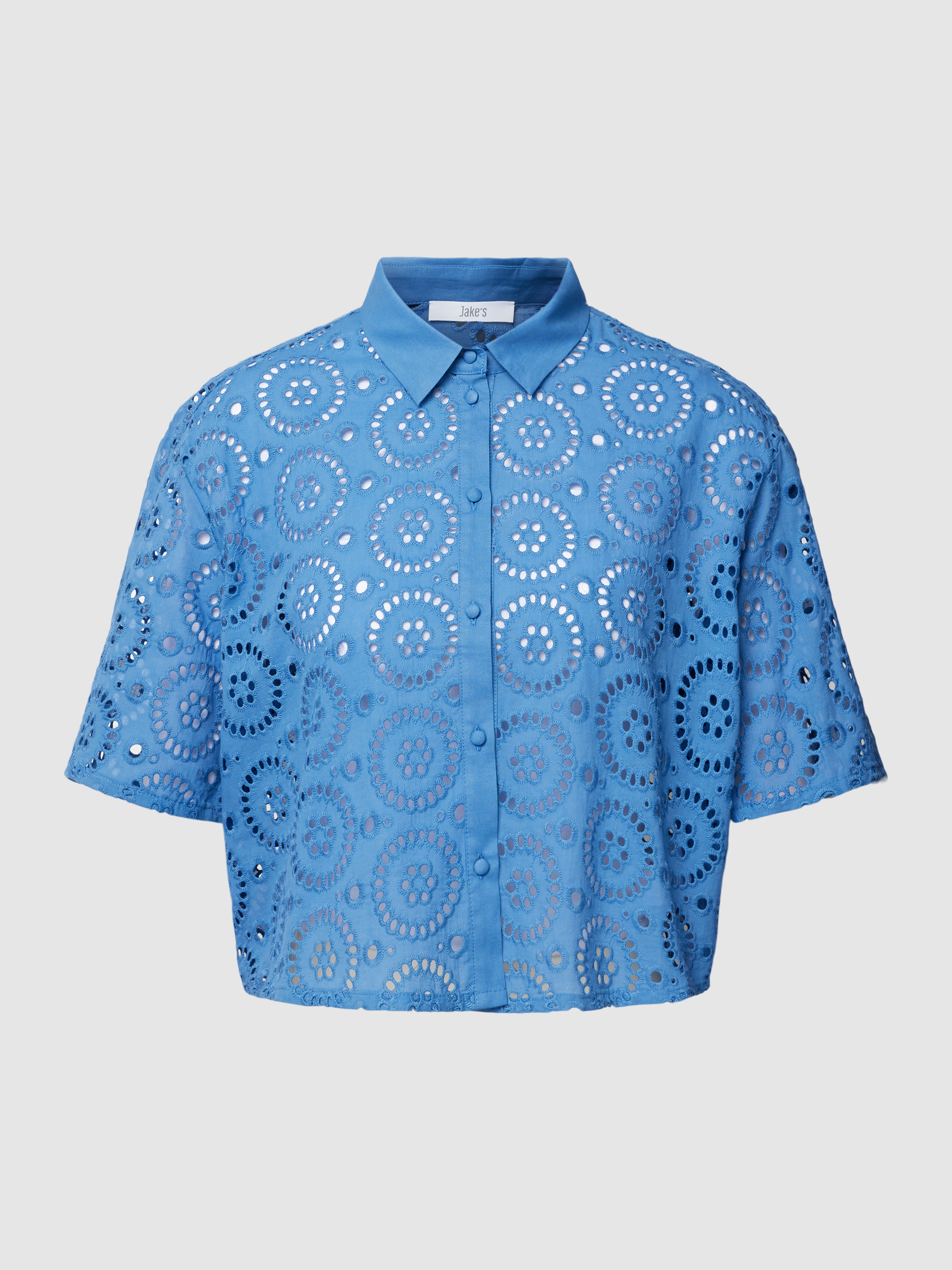 

Блуза женская Jake's Casual 1832135 синяя 40 (доставка из-за рубежа), Синий, 1832135
