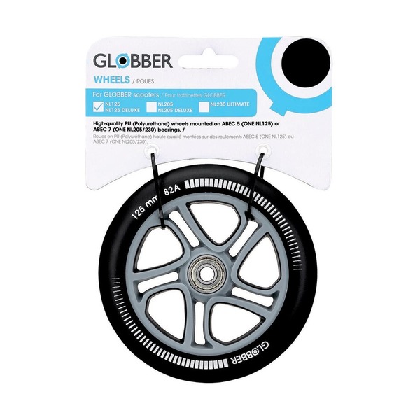 

Колесо для самоката Globber для One NL 125 125 мм черное, для One NL 125